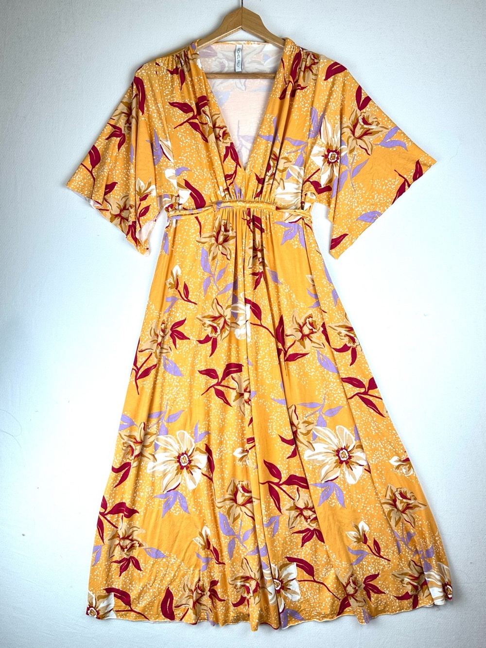 Rachel Pally‎ Empire Waist Floral Maternity Maxi Dress Caftan Stretch